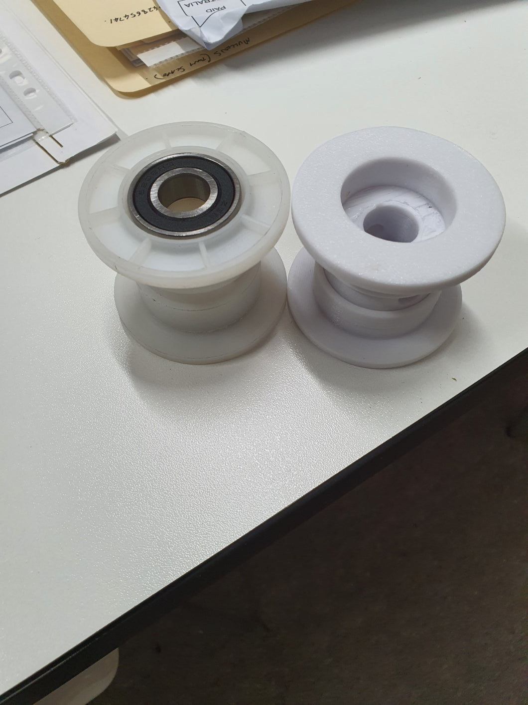Altendorf sliding table bearing guide 3D Printed