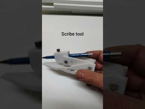 Scribe Tool installation jigs With Micro adjusting Wheel